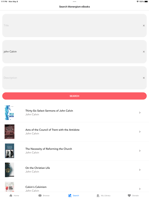 Screenshot #6 pour Monergism eBook Library