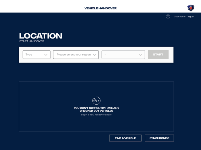 Scania Vehicle Handover