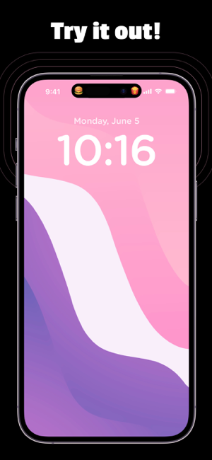 ‎Simple Notch - Wallpaper Maker Screenshot