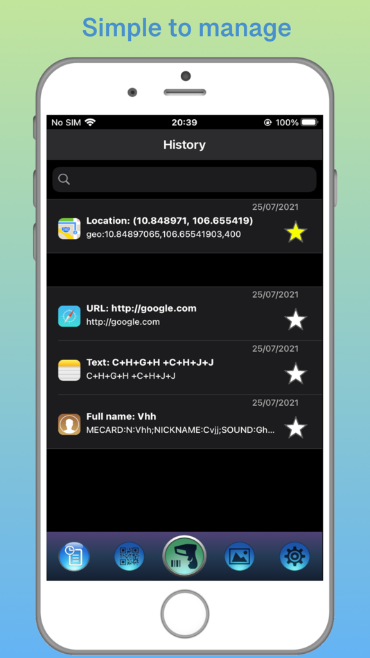 #6. Green QR & Barcode Scanner (iOS) 由: Hoang Linh