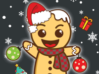 Gingerbread Man Emoji Stickers