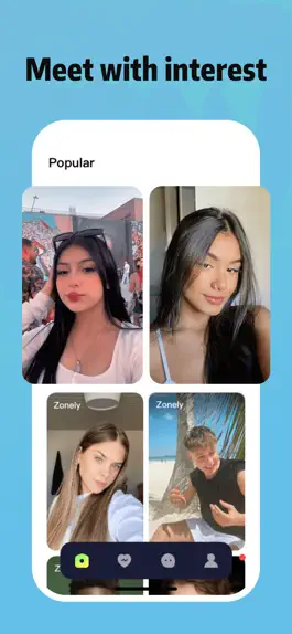 Game screenshot Zonely - Video chat online apk