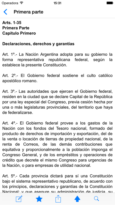 Screenshot #2 pour Constitución Argentina