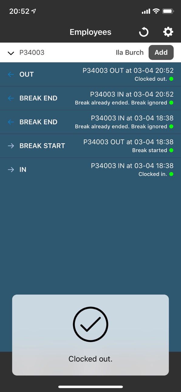 iPhone screenshot