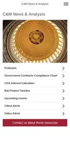 GovCon Legal Resource Center screenshot #9 for iPhone