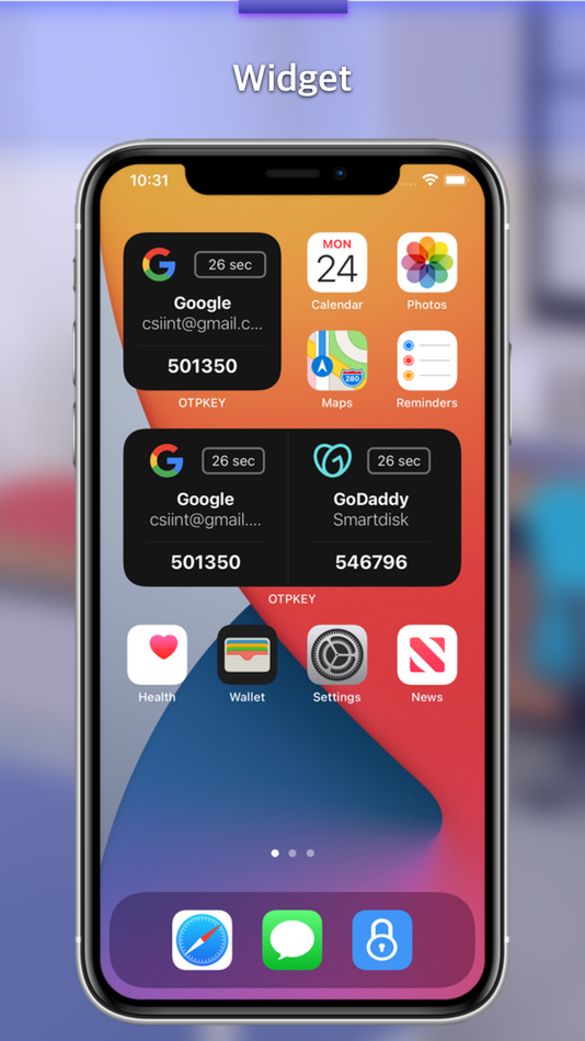 #1. Otpkey Authenticator (macOS) 由: Certchip Corp