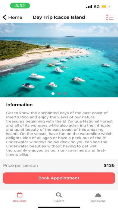 Conci: Book Travel Luxuries Screenshot