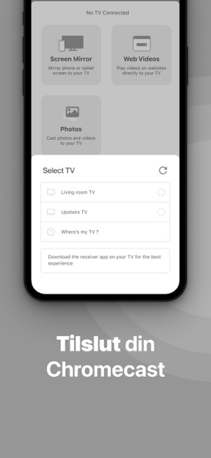 TV Cast Chromecast Streamer i App Store