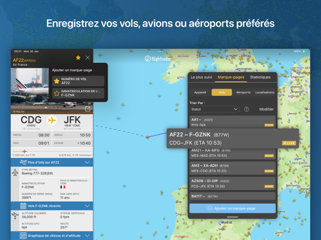 ‎Flightradar24 | Flight Tracker Capture d'écran