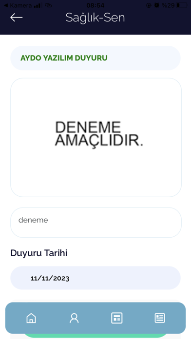 Sağlık Sen Dijital Kimlik Screenshot
