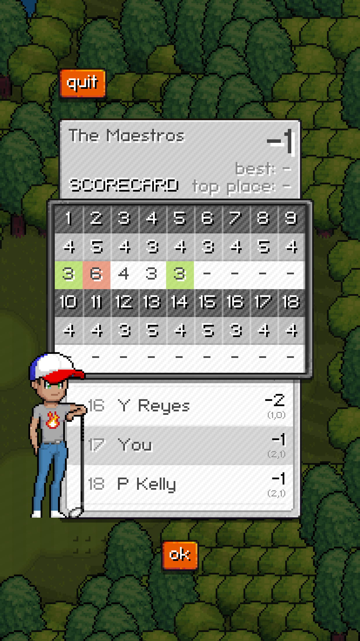 Pixel Pro Golf screenshot 2