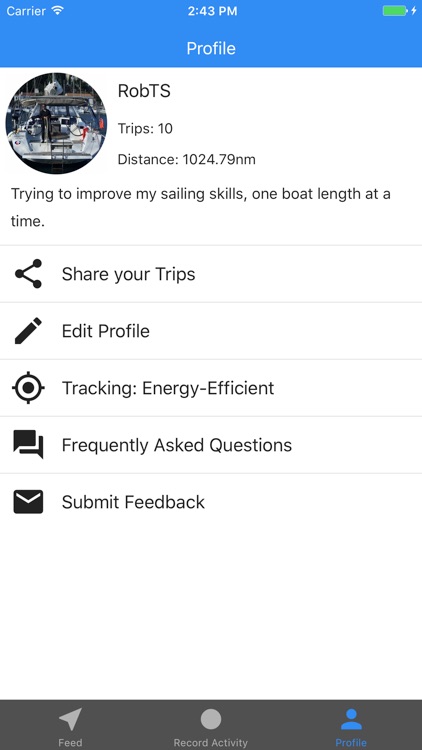 Blue Boat Log screenshot-4