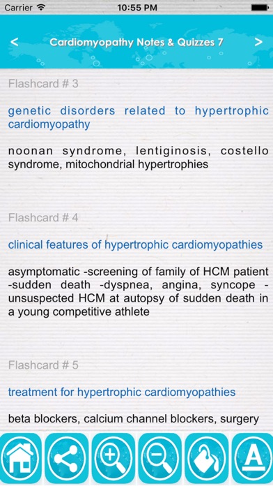 Screenshot #2 pour Cardiomyopathy Exam Review App