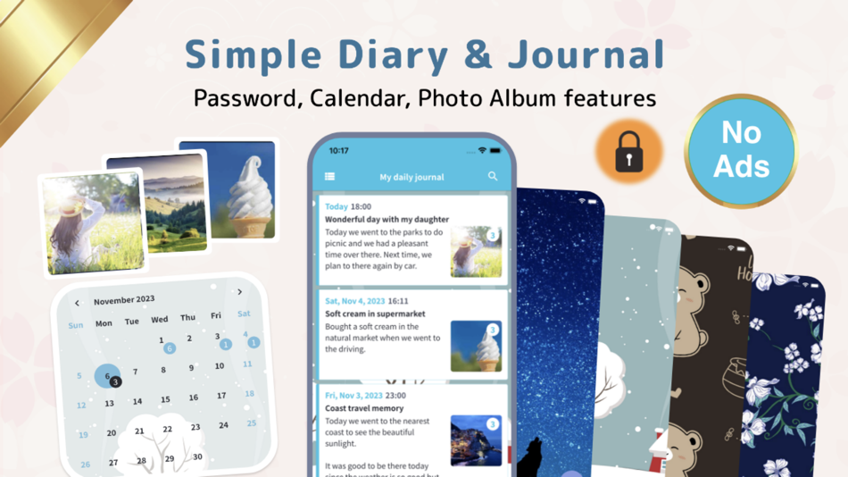 #1. Memory - Diary & Journal app (iOS) 由: Naohito Muraoka