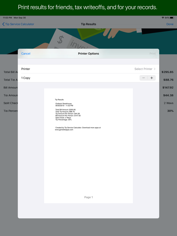 Screenshot #6 pour Tip Service Calculator