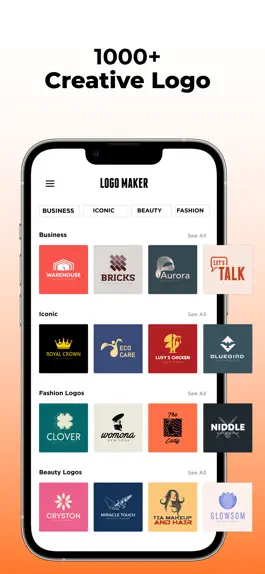 Game screenshot Logo Maker, Creator & Editor apk
