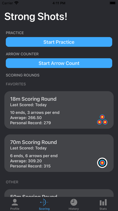 Rise - Archery Scoring Tracker Screenshot