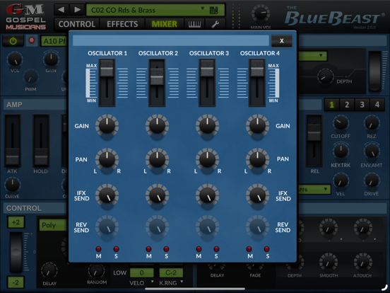 BlueBeast - Yamaha EX5 Library iPad screenshot 5 - Music app