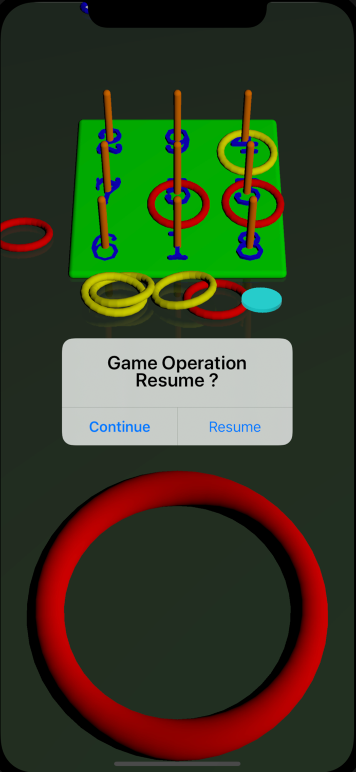 RingToss -Hook on the pin-