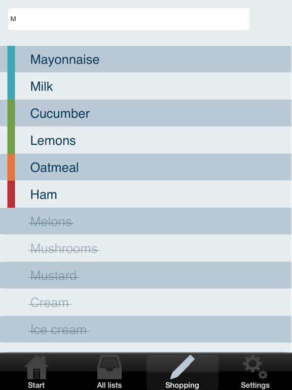 Grocery list - online sync screenshot 6