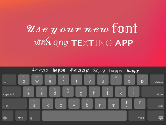 Screenshot #5 pour Fonts Keyboard & Cool Art Font