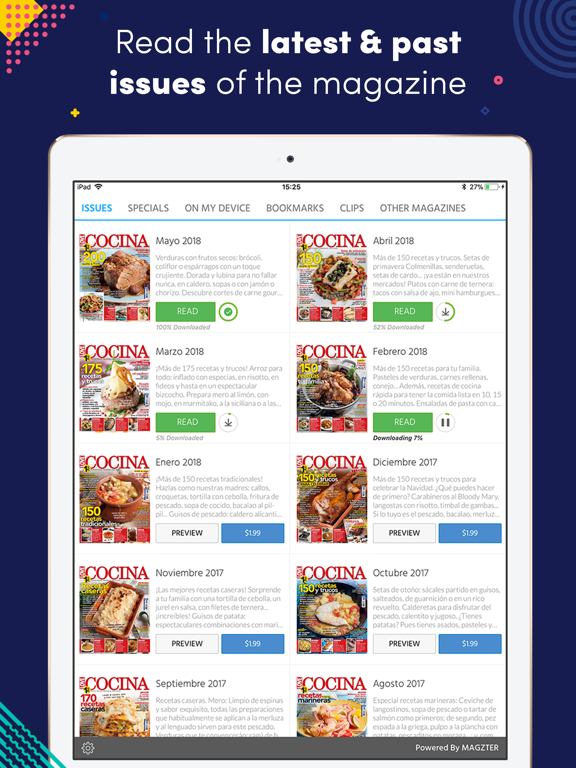 Love Cocina revista iPad screenshot 1 - Food & Drink app