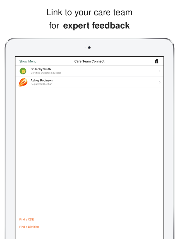 Diabetes Type 2 by Nourishly iPad screenshot 5 - Medical app
