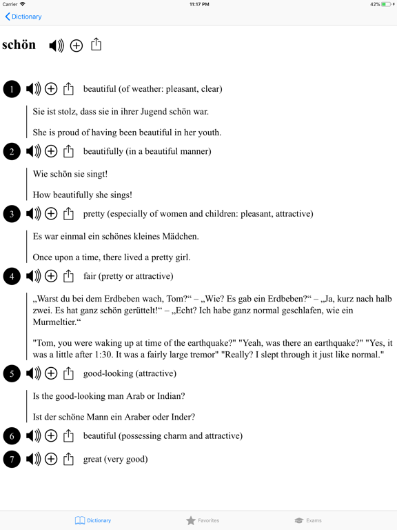 Screenshot #2 for German - language dictionary