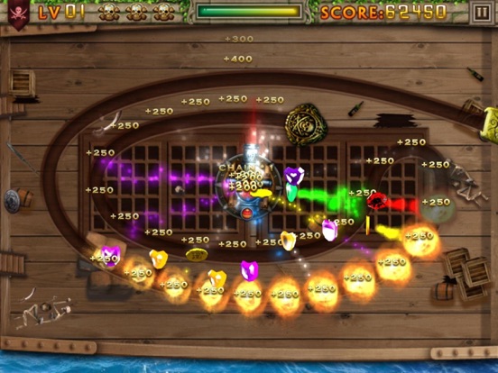 Marble Mystery Pirate Treasure iPad screenshot