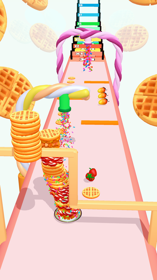 #7. Pancake Stack - Cake run 3d (iOS) By: Adnan Sohail