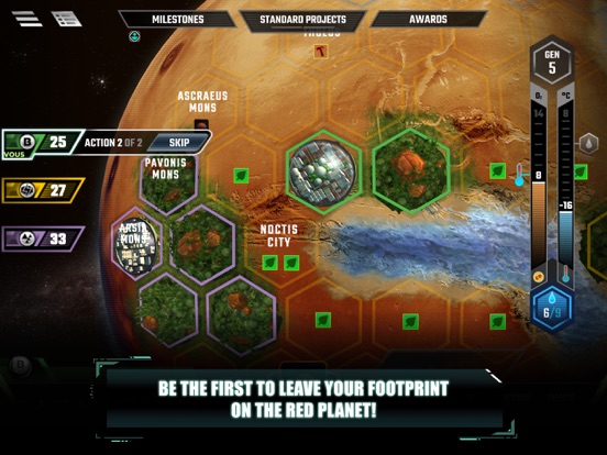 Terraforming Mars iPad app afbeelding 6