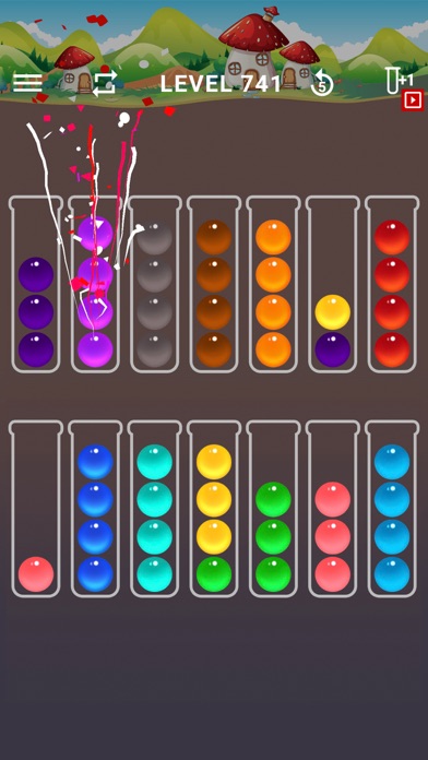 Ball Sort Color Water Puzzle Screenshot