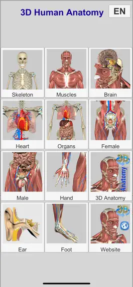 Game screenshot 3D Anatomy Learning apk