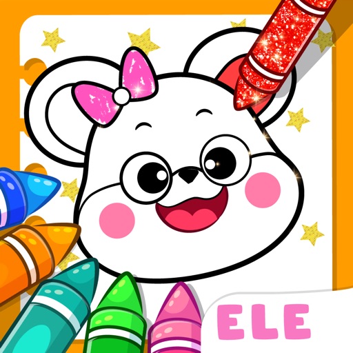 ElePant Coloring Games Kids 2+ iOS App