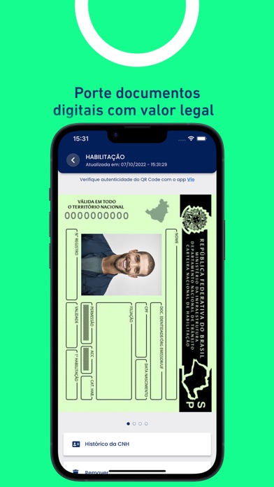 Carteira Digital de Transito Screenshot