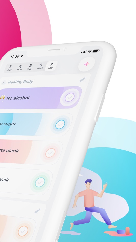 #2. Easy Habit Tracker & Routine (iOS) Podle: PALEBLUEDOT