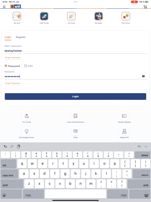 Screenshot #4 pour UTI Mutual Fund Invest online
