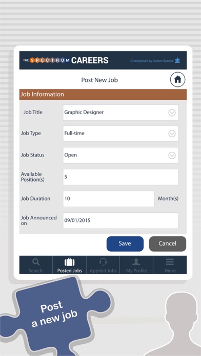 The Spectrum Careers Screenshot