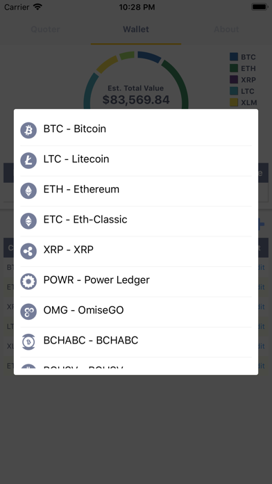 Scanner BTC Market Screenshot