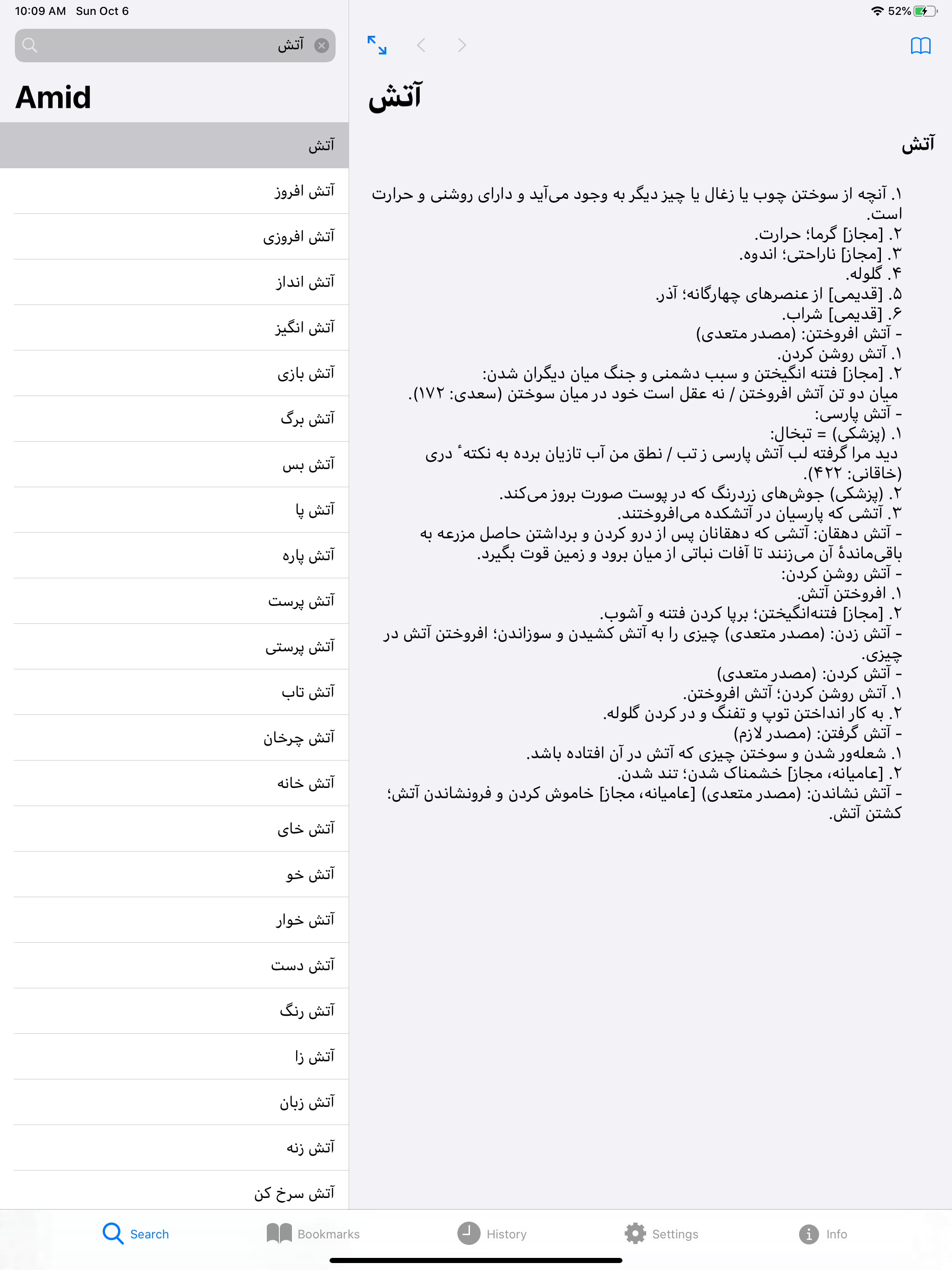 Amid Persian Dictionary screenshot 7