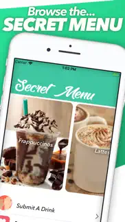 secret menu for starbucks vip iphone screenshot 1