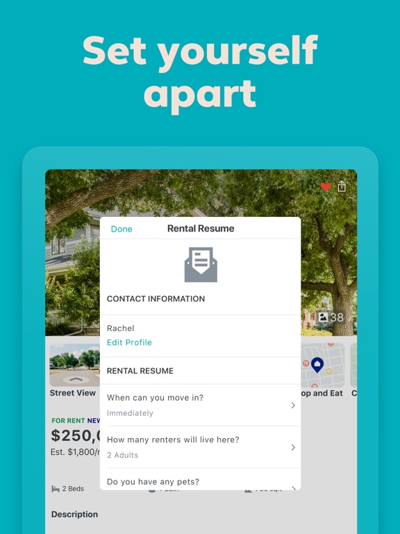 Trulia Rentals iPad screenshot 5 - Lifestyle app