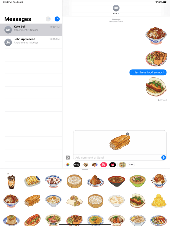 Screenshot #5 pour Taiwanese Snacks Stickers