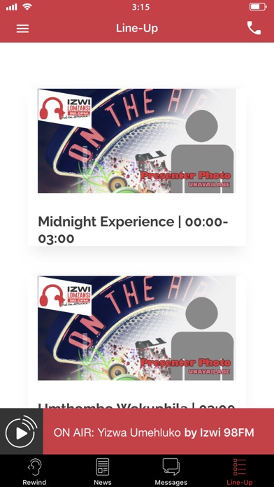 Izwi98FM Screenshot