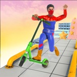 Download Super Hero Scooter Racing 3D app