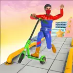 Super Hero Scooter Racing 3D App Cancel