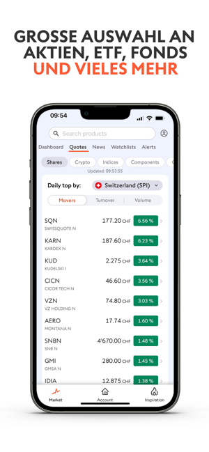 ‎Swissquote Screenshot