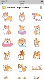 How to cancel & delete rainbow corgi stickers 3