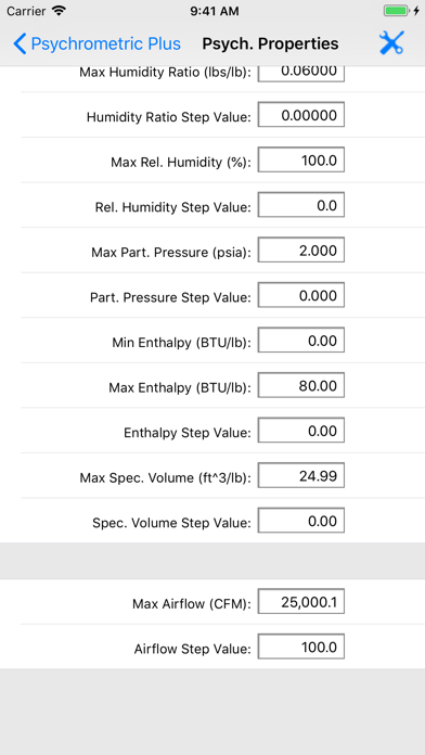 HVAC Psychrometric Plus Screenshot