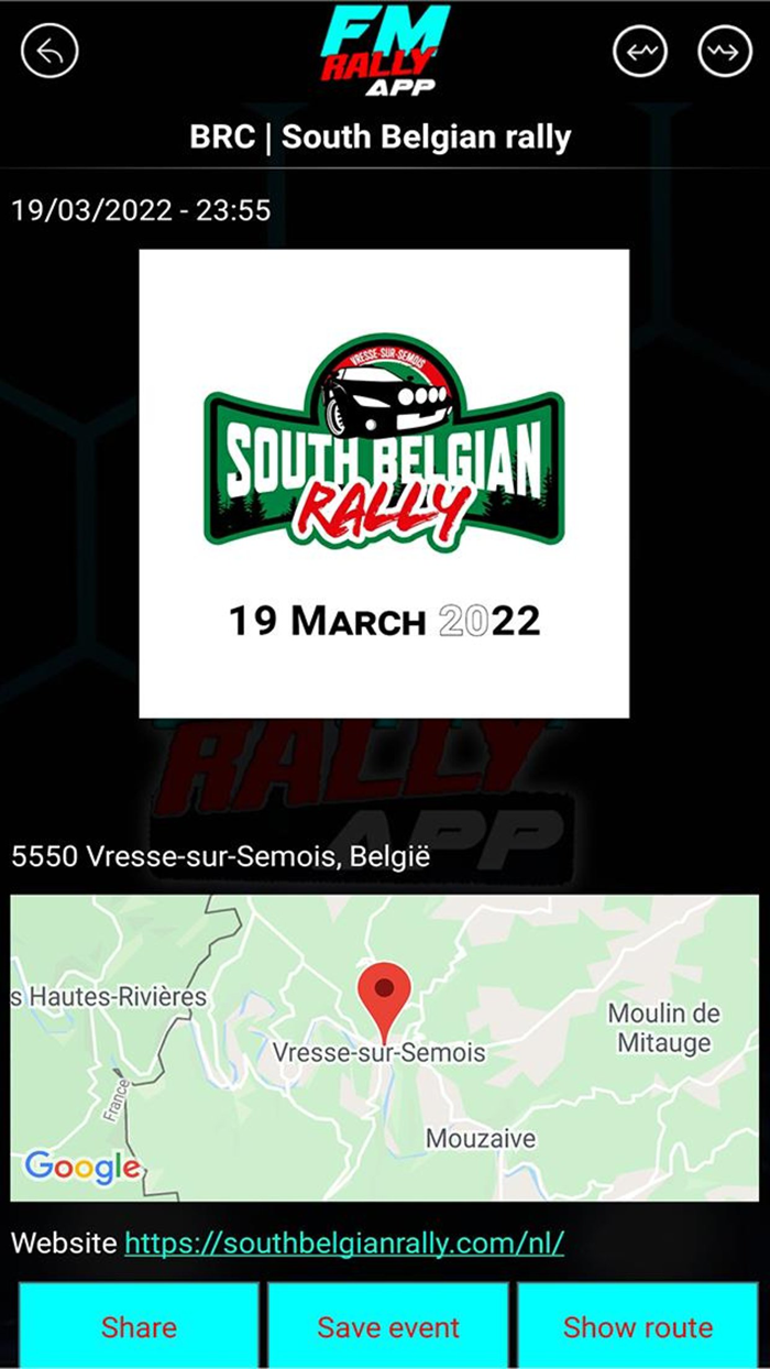 FM rally APP